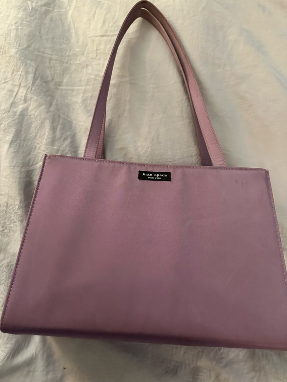kate spade Lilac Satin Shoulder Bag